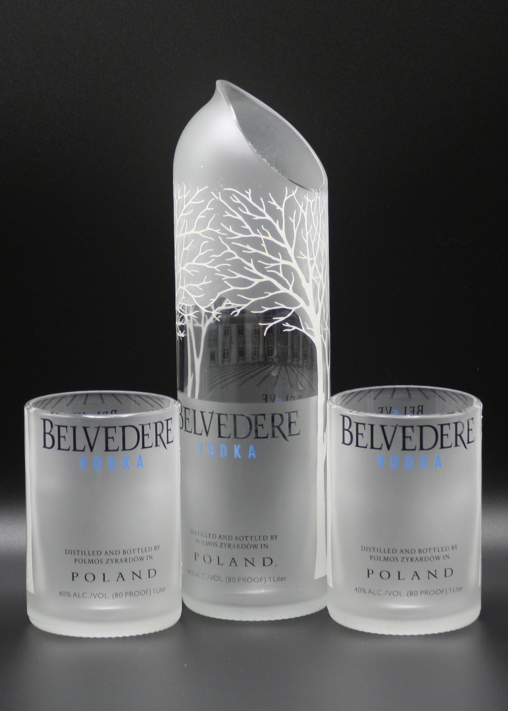 Belvedere Vodka Set 1,75l Flasche + 2 Gläser + Brille +